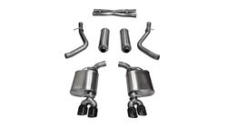 Corsa Sport Black Exhaust System 15-16 Dodge Challenger 5.7L - Click Image to Close
